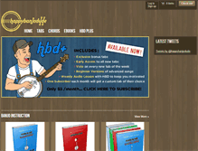 Tablet Screenshot of happybanjodude.com